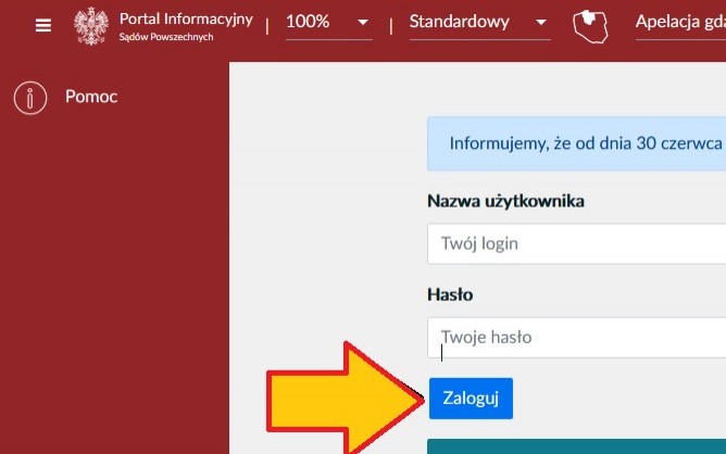 Instrukcja dotycząca Portalu Informacyjnego i e-doręczeń